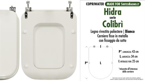 HIDRA COLIBRI' BIANCO